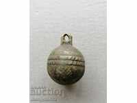 Bronze "nut" type horse cart bell - 19th century