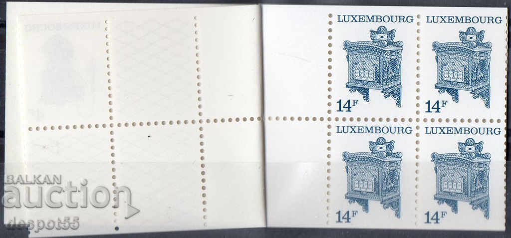 Auction 1991. Luxembourg. Mail History - Booklet. Auction 1991. Luxembourg. Mail History - Booklet.