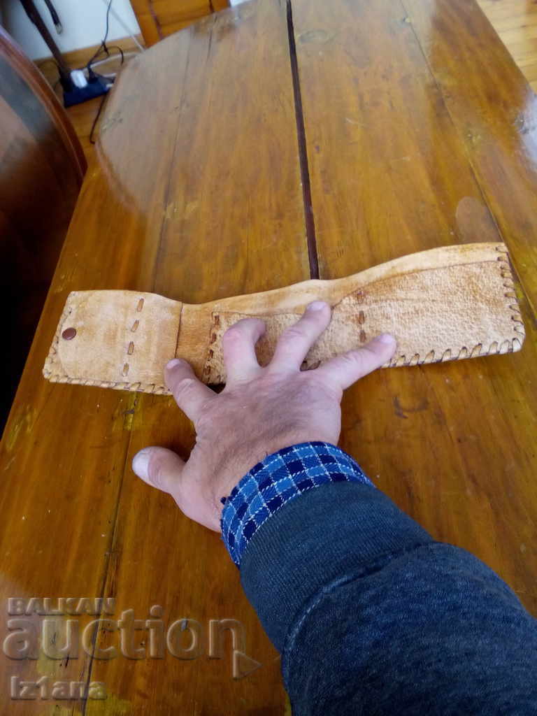 Auction Old leather wallet, purse Auction Old leather wallet, purse