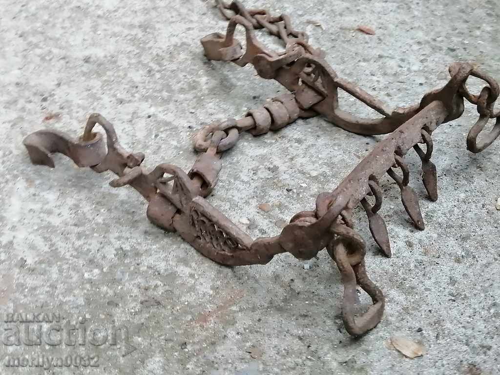 Auction  Ottoman Hand Wrought Bridle, Wrought Iron, Cavalry