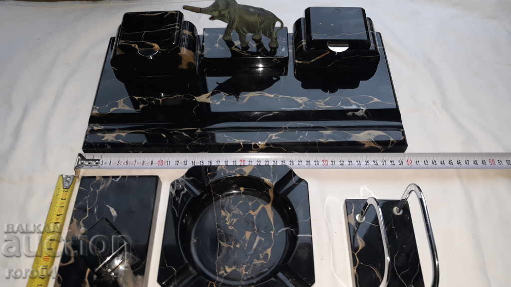 SET DE LUX - GRANIT NEGRU