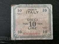 Banknote - Italy - £ 10 | 1943; series A