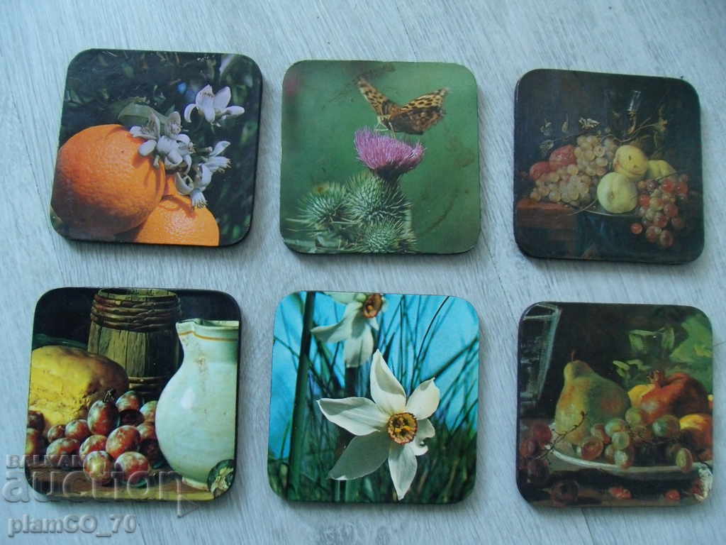 No. 3772 old cork coasters with price € 2.50 | 4.89 BGN
