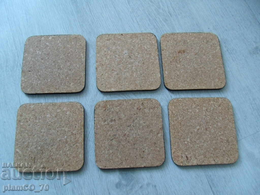 Auction  No. 3772 old cork coasters