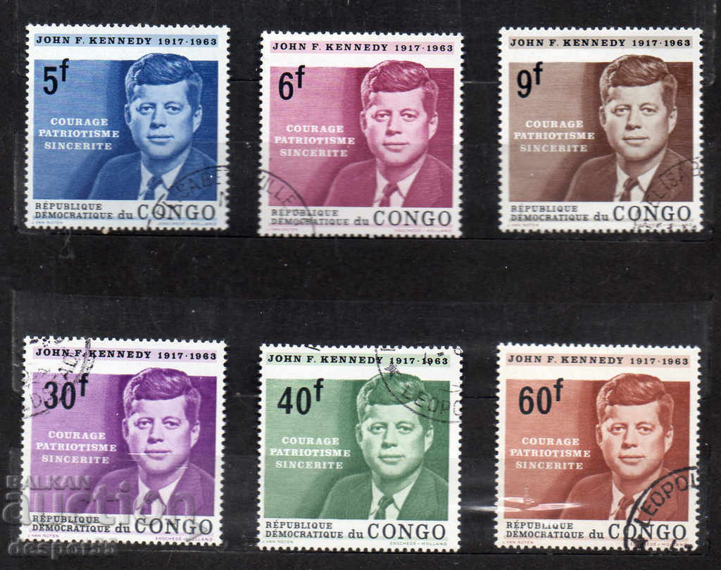 1964. Congo. Amintirea președintelui Kennedy.