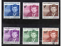 1964. Κονγκό. Μνήμη του Προέδρου Kennedy.