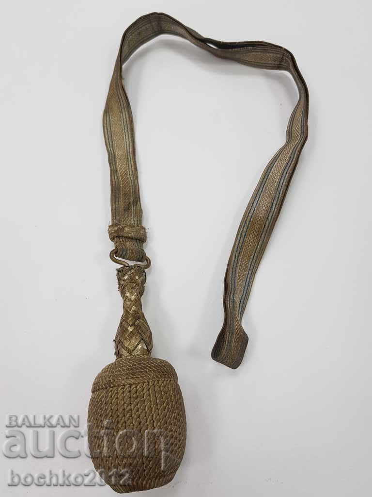 Rare Bulgarian, Russian royal saber lanyard, checker.