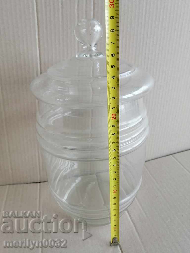 Стъклен немски буркан за бонбони бутилка - 5 Стъклен немски буркан за бонбони бутилка - 5