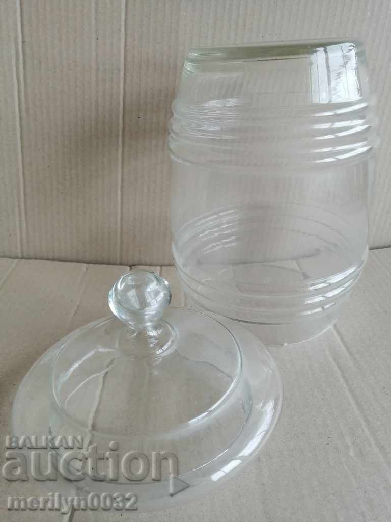 Стъклен немски буркан за бонбони бутилка - 7 Стъклен немски буркан за бонбони бутилка - 7