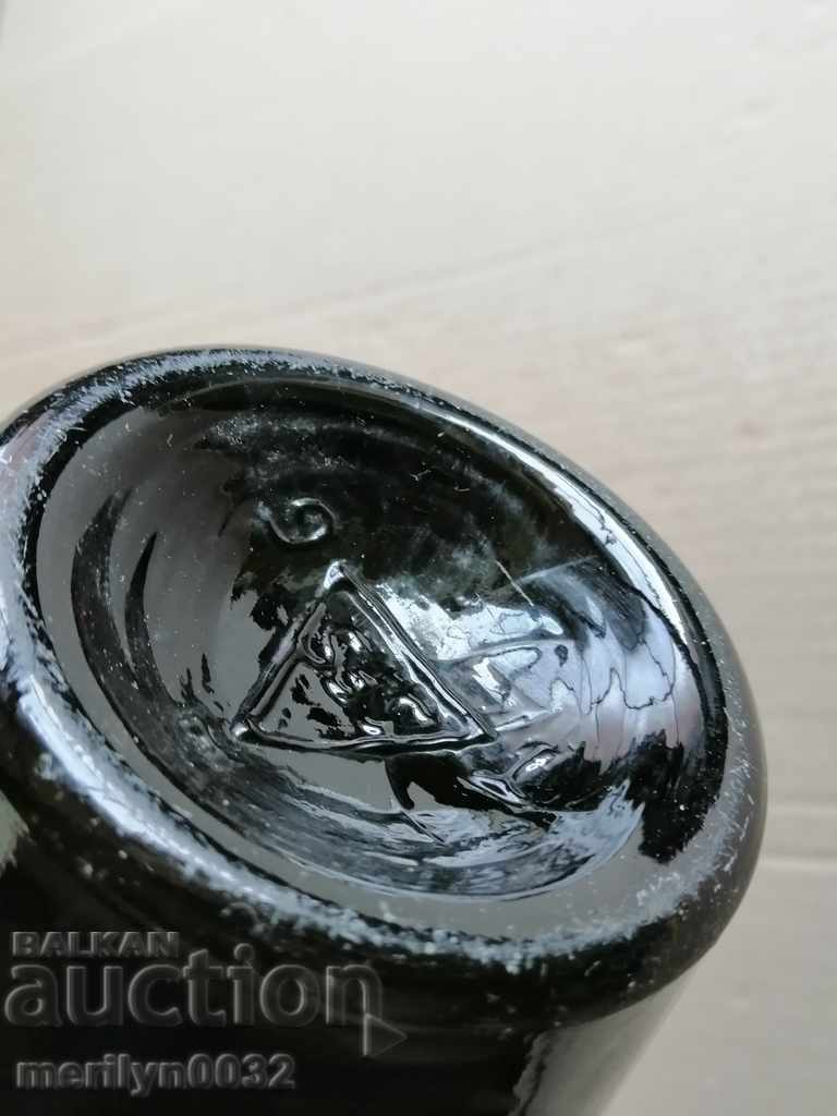 Γυάλινα μπουκάλια παλαιού κονιάκ - 5