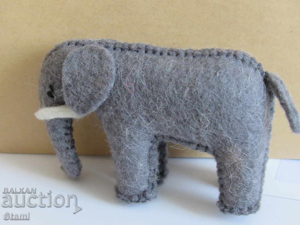 Elephant - environmentally friendly felt felt toy, handmade, n