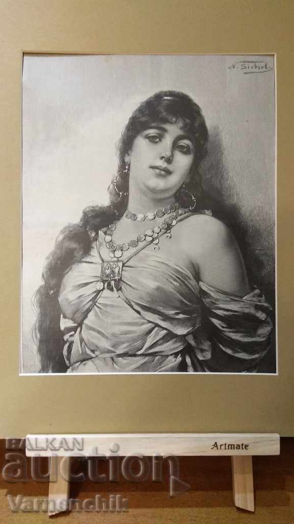 1890 !! ORIGINAL LITHOGRAPHY 38 x 28 cm. See more!