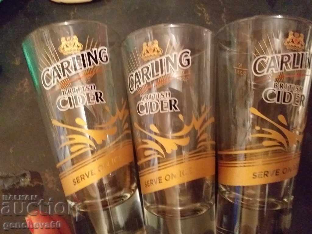 Сервиз стъклени чаши ,, CIDER/BRITISH " с цена 12.00 €