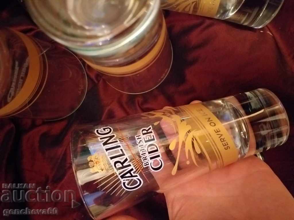 Сервиз стъклени чаши ,, CIDER/BRITISH " - 5