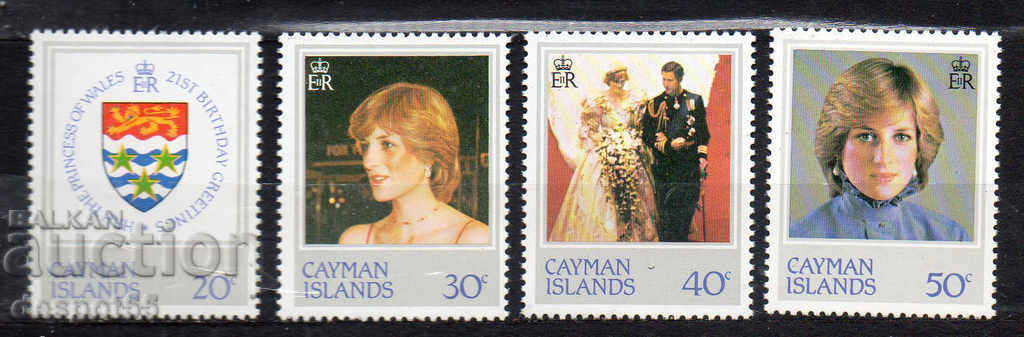 1982. Cayman Islands. Diana's birthday, Princess of Wales.