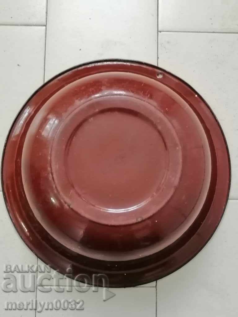 Enameled bowl basin with enamel from the Soviet Union Cup - 7 Enameled bowl basin with enamel from the Soviet Union Cup - 7