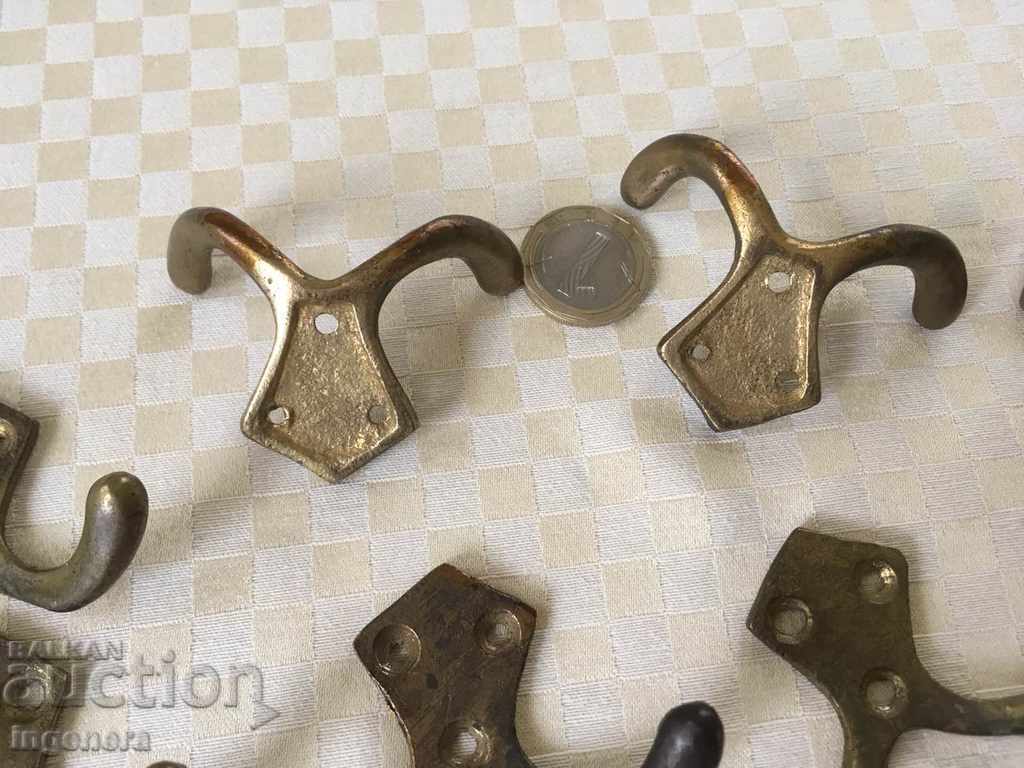 Auction HANGING Hanger BRASS OLD PRODUCTION-10 pcs Auction HANGING Hanger BRASS OLD PRODUCTION-10 pcs