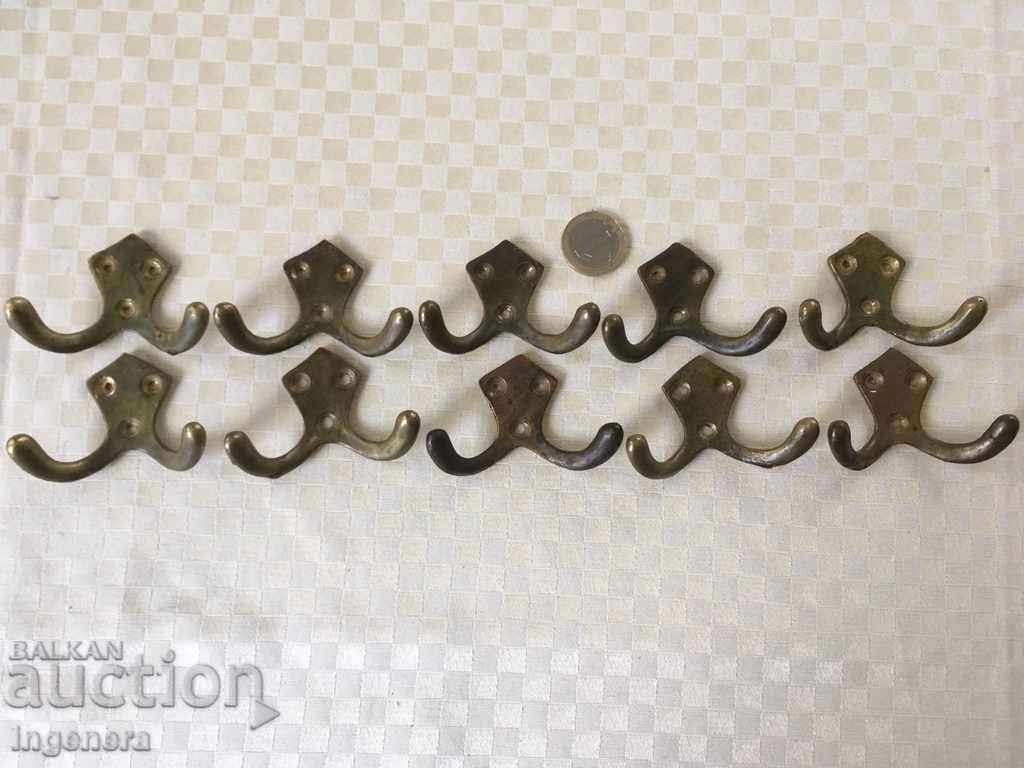 HANGING Hanger BRASS OLD PRODUCTION-10 buc