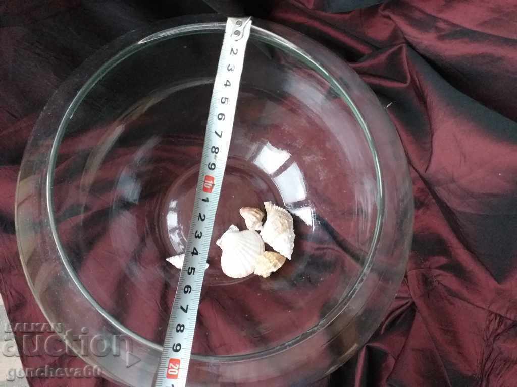 Auction  Large glass aquarium