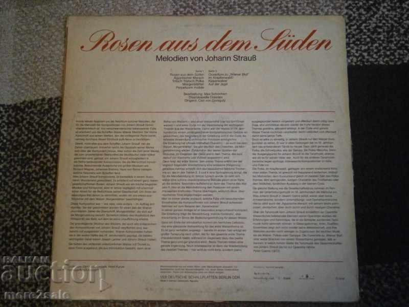 JOHN STRAUS - TUNES - BIG PANEL - AMIGA - 845099 with price 3.00 BGN | € 1.53 JOHN STRAUS - TUNES - BIG PANEL - AMIGA - 845099 with price 3.00 BGN | € 1.53