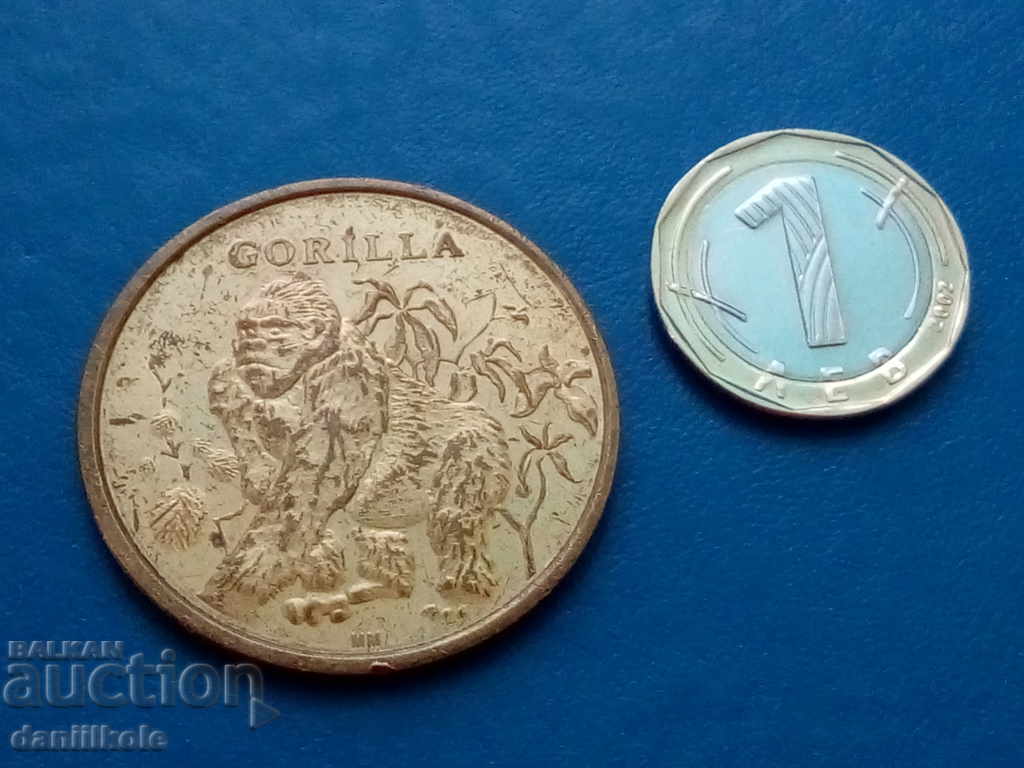 Παράδοση *$*Y*$* ΣΥΛΛΕΚΤΙΚΟ ΝΟΜΙΣΜΑ ΠΛΑΚΕΤΑ LINCOLN ZOO PARK GORILLA *$*Y*$*