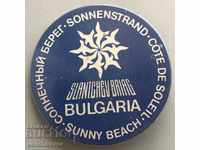 26984 Bulgaria sign resort Sunny Beach from the 80's