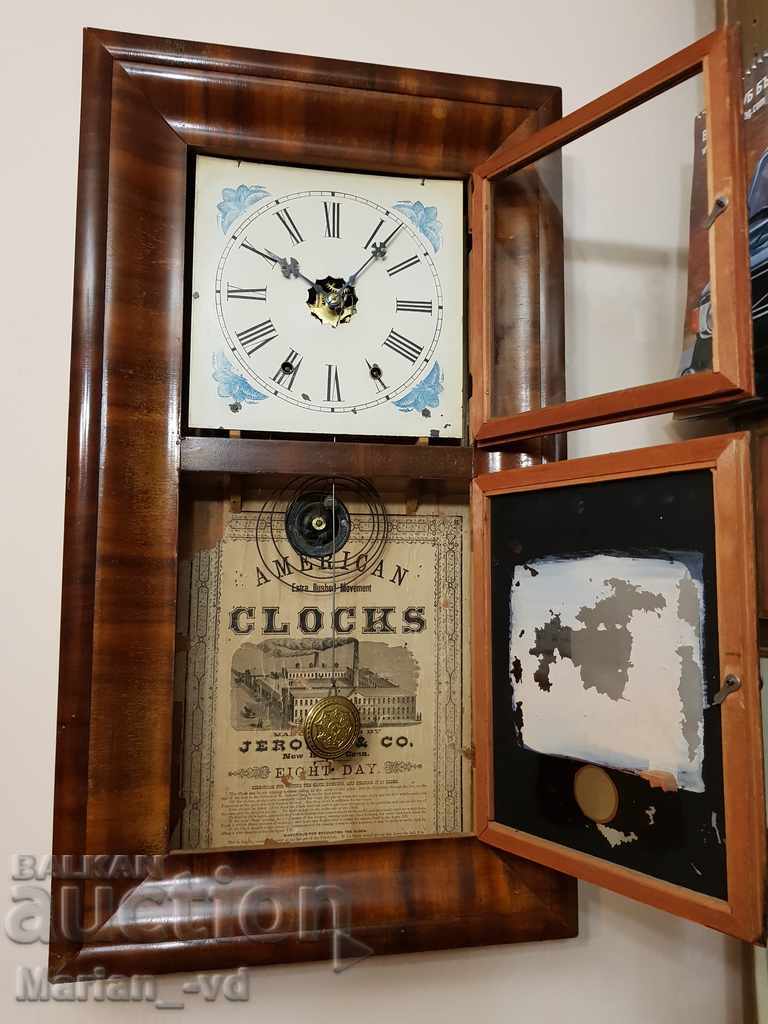 Old American wall clock