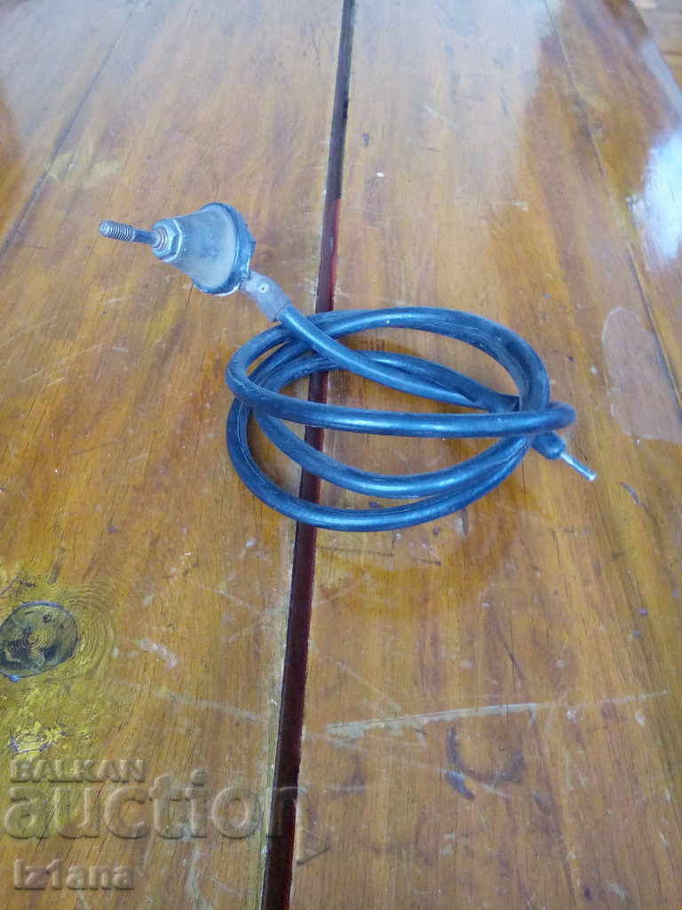 Old cable, car antenna base