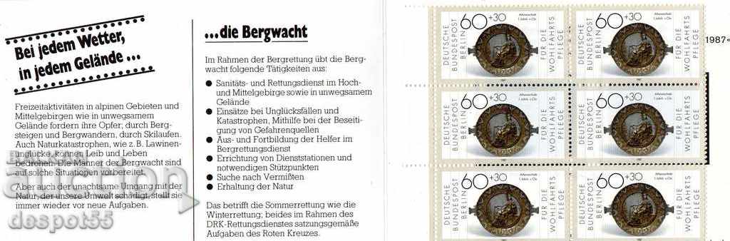 1987. Germany. Charity brands. The book. with price 2.50 BGN | € 1.28 1987. Germany. Charity brands. The book. with price 2.50 BGN | € 1.28