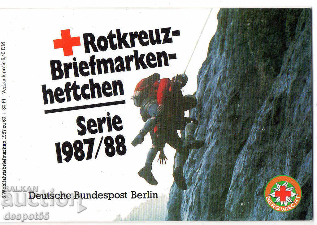 1987. Германия. Благотворителни марки. Книжка.