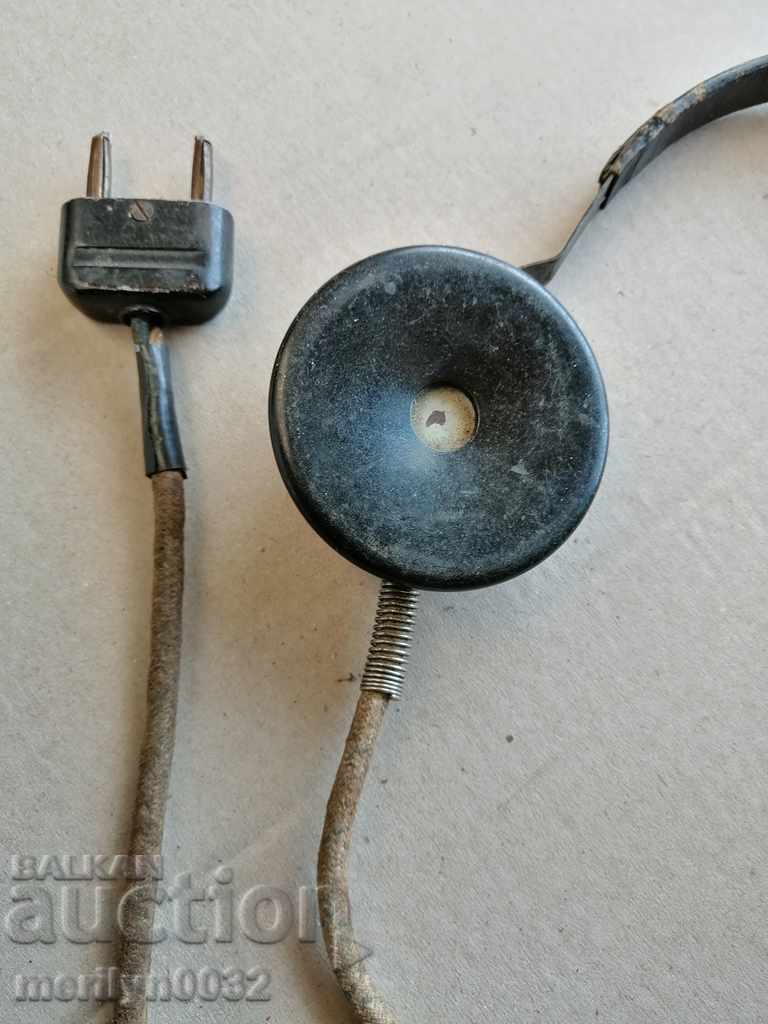 Headphones from the German radio station Wehrmacht WWII ORIGINAL - 7 Headphones from the German radio station Wehrmacht WWII ORIGINAL - 7