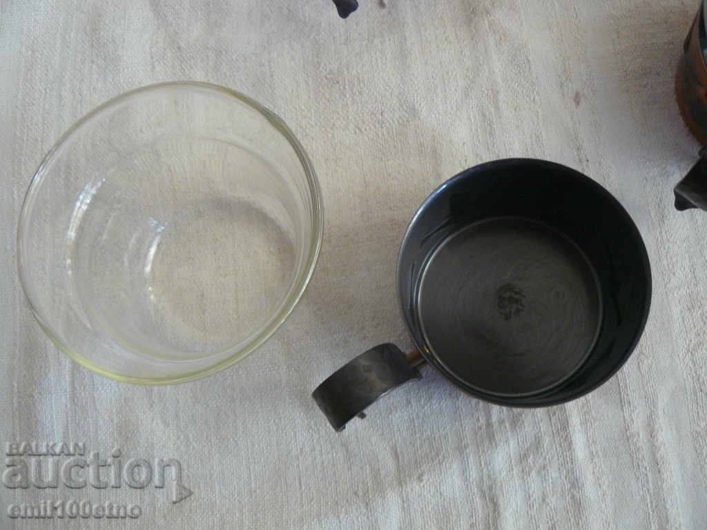 Coffee glassware set with coasters - 6 Coffee glassware set with coasters - 6