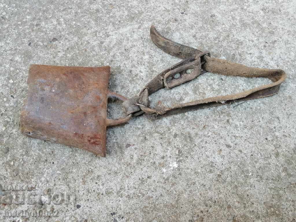 Old bell with a belt, chan, bell, tumbel, - 5 Old bell with a belt, chan, bell, tumbel, - 5