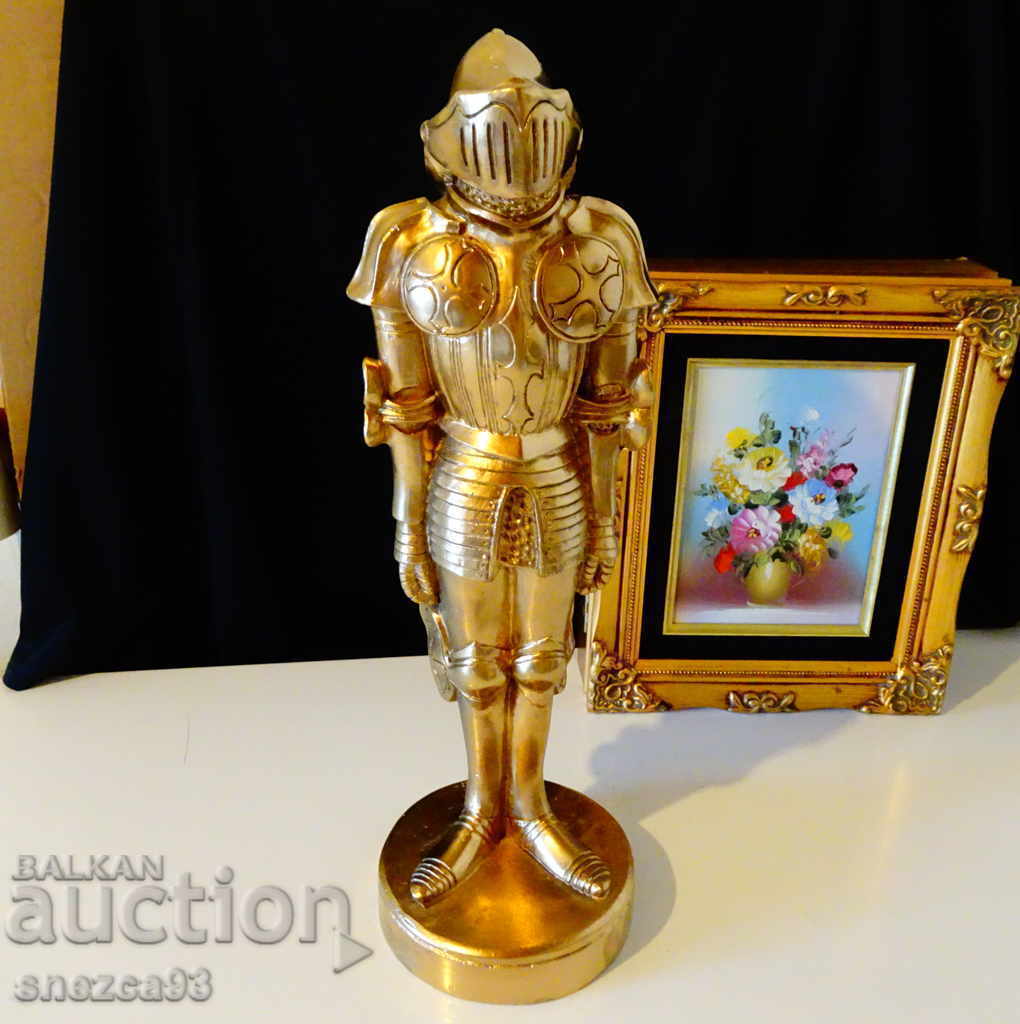 Arnaldo Fazzi (1855 - 1944) sculpture, statue Knight. Arnaldo Fazzi (1855 - 1944) sculpture, statue Knight.