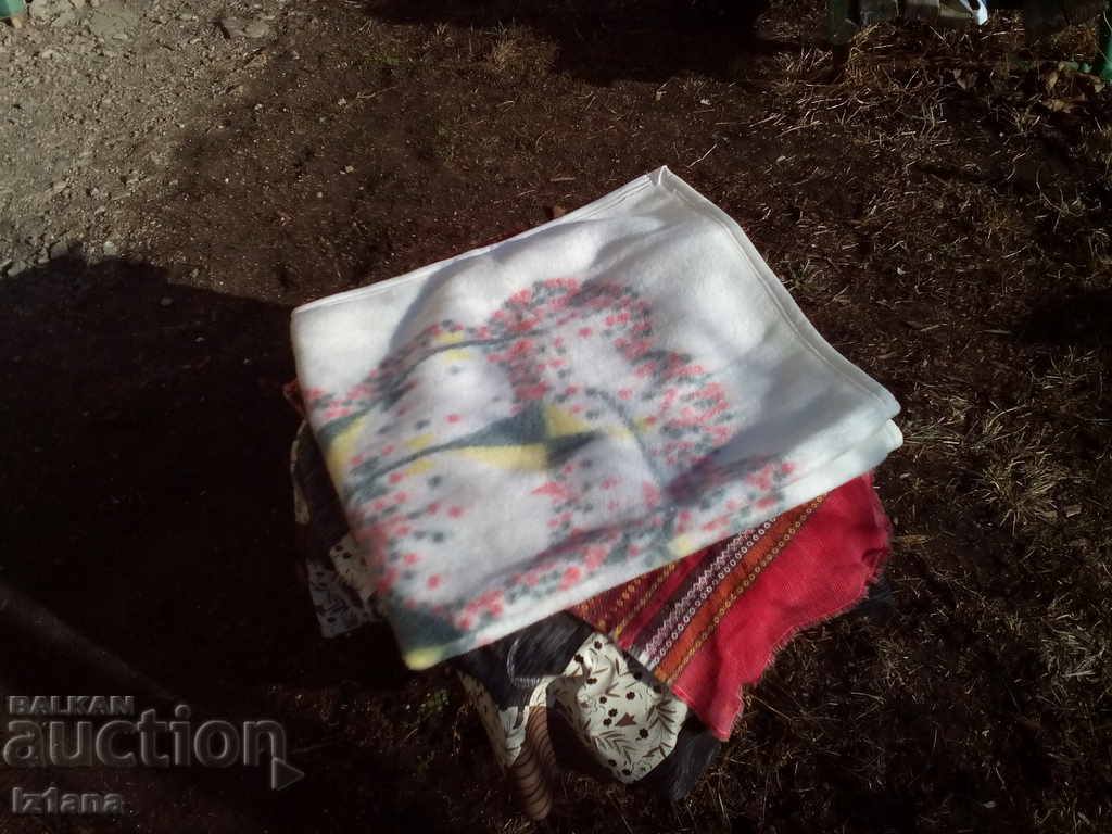 Auction  Old baby blanket