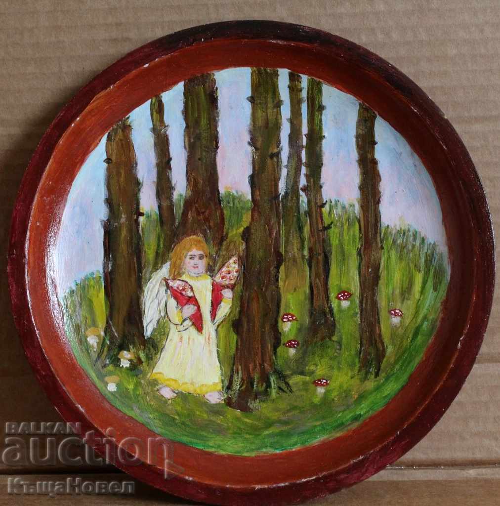 . WOOD MANUALLY DRAWN PINE ANGEL ANGELCHE . WOOD MANUALLY DRAWN PINE ANGEL ANGELCHE