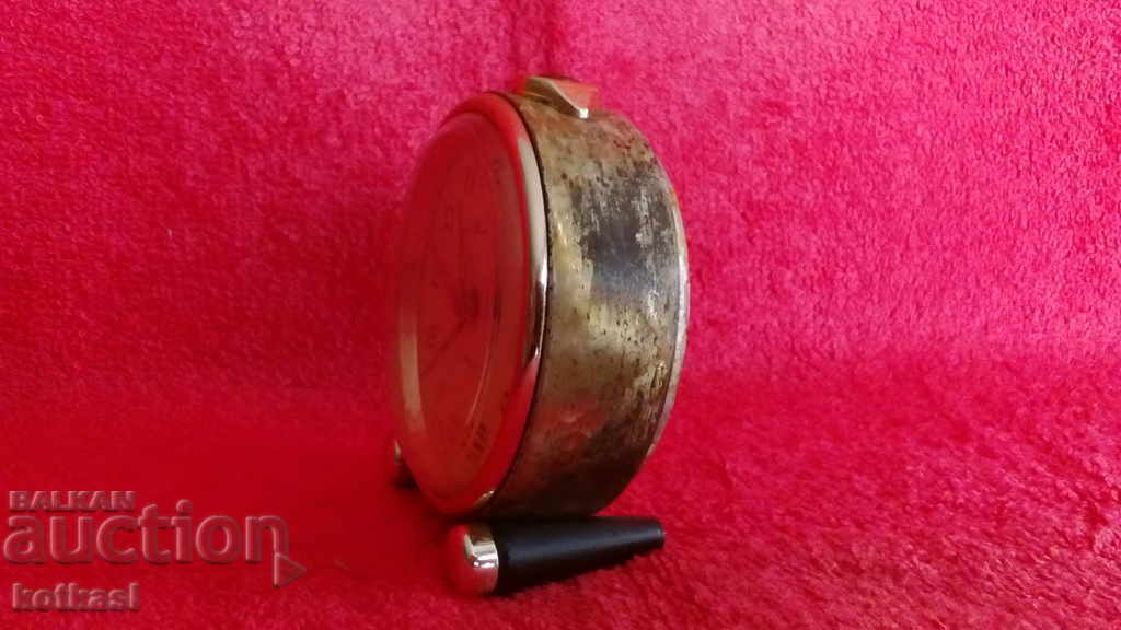 Auction Old Soc Clock Alarm Clock Slava SLSVA Mother of Pearl USSR Russia Auction Old Soc Clock Alarm Clock Slava SLSVA Mother of Pearl USSR Russia