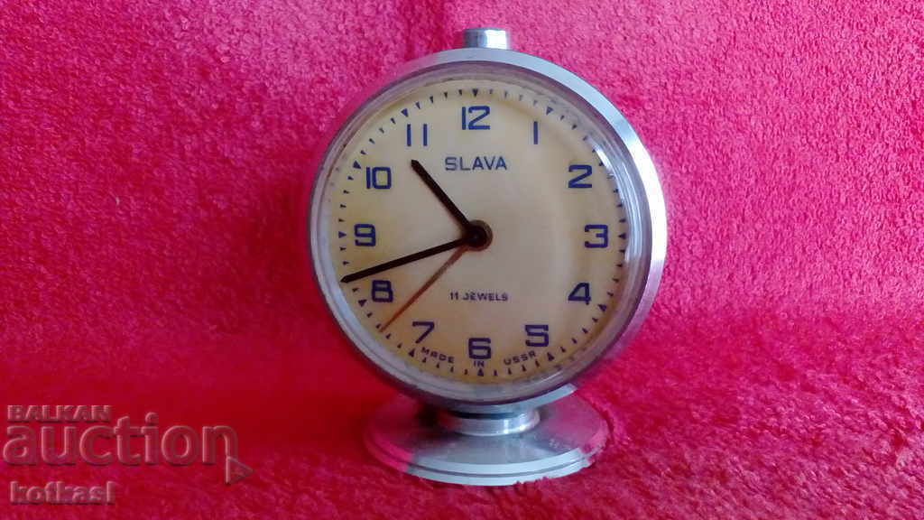 Old social desktop Clock Budilink Slava SLAVA USSR Russia with price 85.50 BGN | € 43.72 Old social desktop Clock Budilink Slava SLAVA USSR Russia with price 85.50 BGN | € 43.72