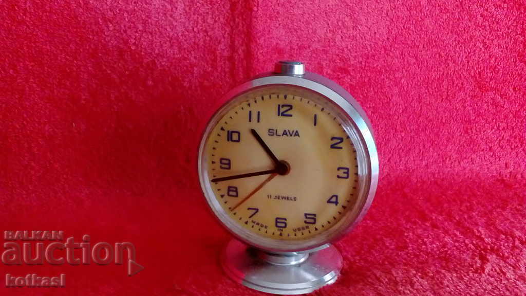Old social desktop Clock Budilink Slava SLAVA USSR Russia - 6 Old social desktop Clock Budilink Slava SLAVA USSR Russia - 6