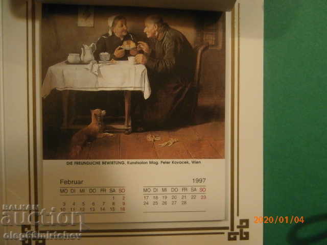 Auction Austria - New Year CALENDAR with pictures Auction Austria - New Year CALENDAR with pictures
