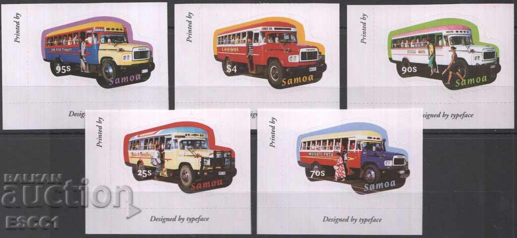 Pure brands of Perforated Transportation Buses 2013 from Samoa