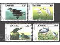 Pure Brands Fauna Birds 1985 Supraimprimare 1994 de Zaire