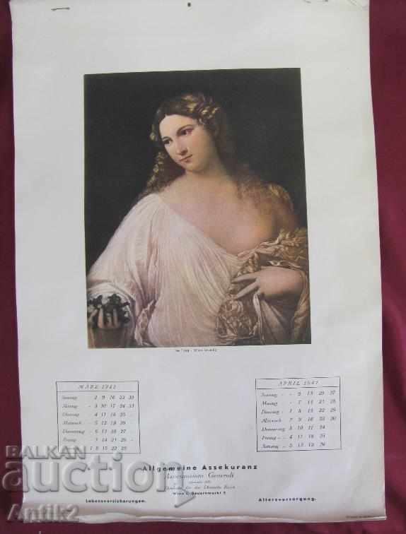 1941 Calendar Italian Artists 15th-17th Century - 5 1941 Calendar Italian Artists 15th-17th Century - 5