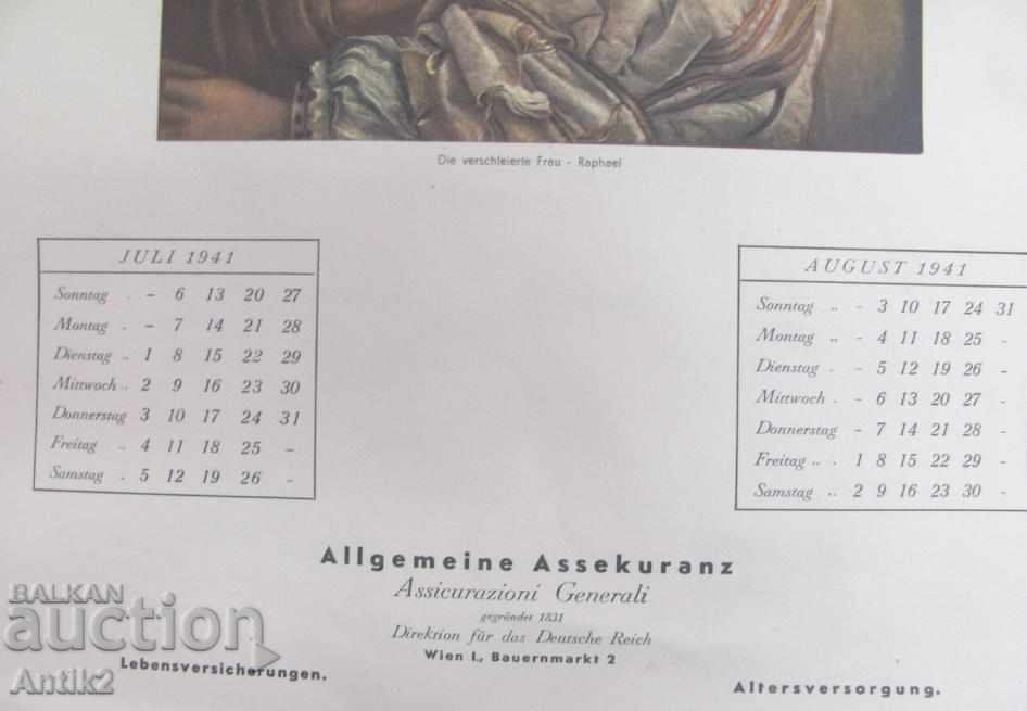 1941 Calendar Italian Artists 15th-17th Century - 7 1941 Calendar Italian Artists 15th-17th Century - 7