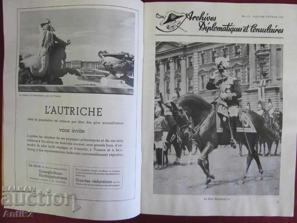 Auction  1936 Archives Dyplomatiques et Consulavres