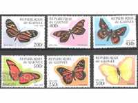 Чисти марки Фауна Насекоми Пеперуди 1998 от Гвинея