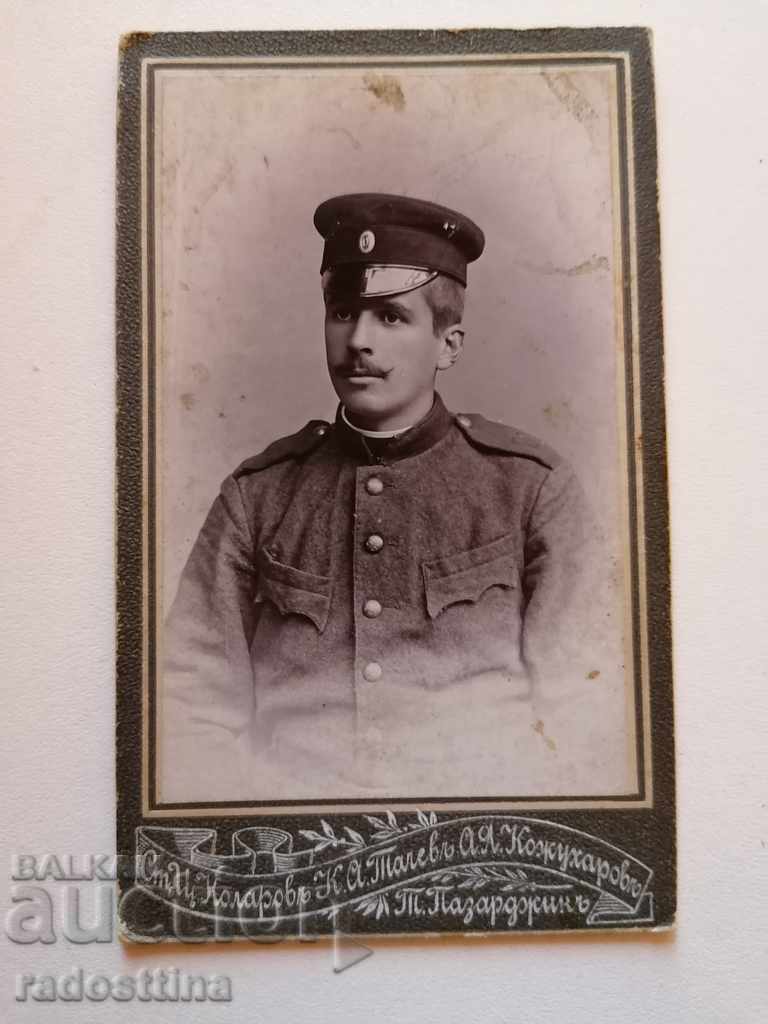 Fotografie carton foto Kolarov Tachev Kojuharov Pazardjik