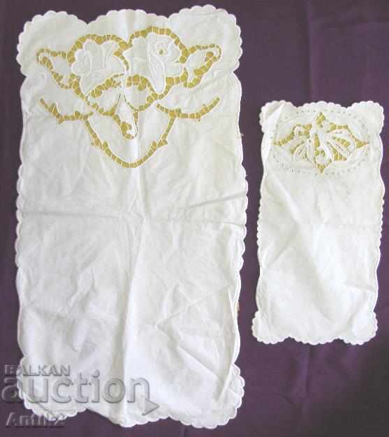 19th century 2 pieces Tablecloths cut embroidery with price 180.00 BGN | € 92.03 19th century 2 pieces Tablecloths cut embroidery with price 180.00 BGN | € 92.03