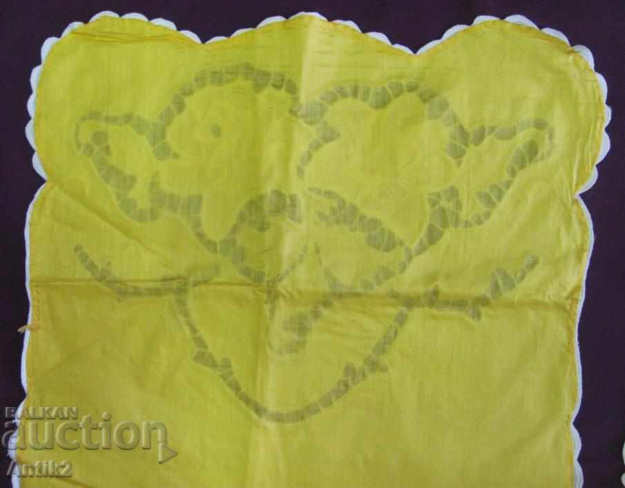 19th century 2 pieces Tablecloths cut embroidery - 7 19th century 2 pieces Tablecloths cut embroidery - 7