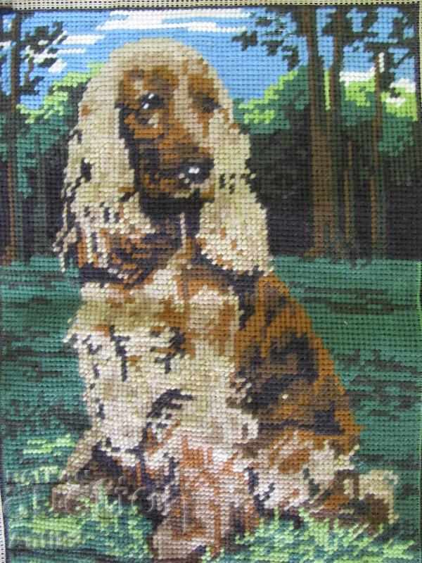 Old Hand Sheet Tapestry Dog France with price 130.00 BGN | € 66.47 Old Hand Sheet Tapestry Dog France with price 130.00 BGN | € 66.47